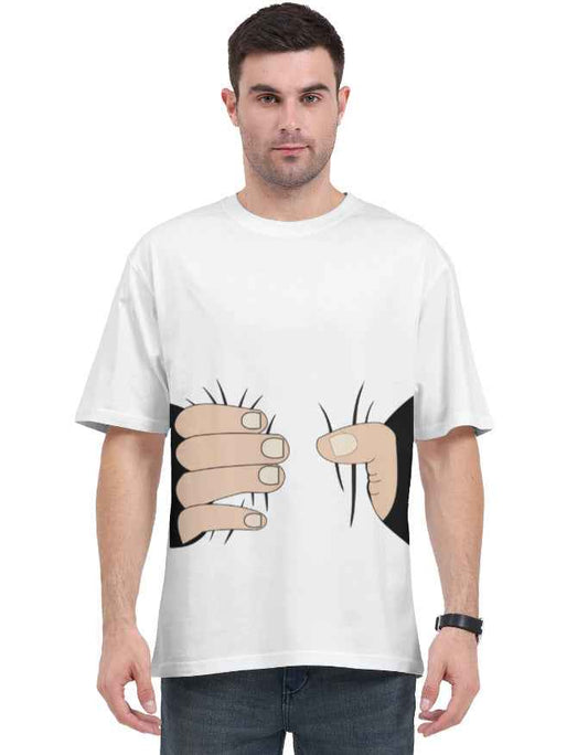 Hand Illusion T-Shirt | UA22 (Custom Print)