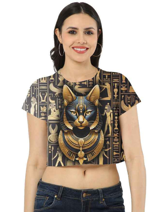 Egyptian Queen AOP (All Over Print) Crop Top