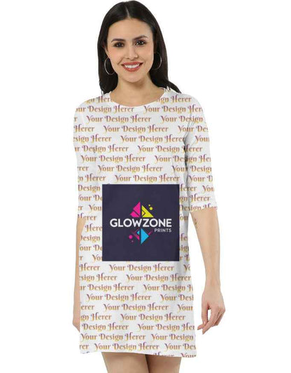 Custom AOP T-Shirt Dress