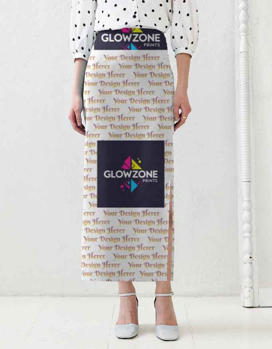Custom Aop Pencil Skirt