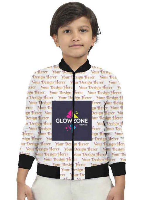 Premium Custom AOP Kids Bomber Jacket