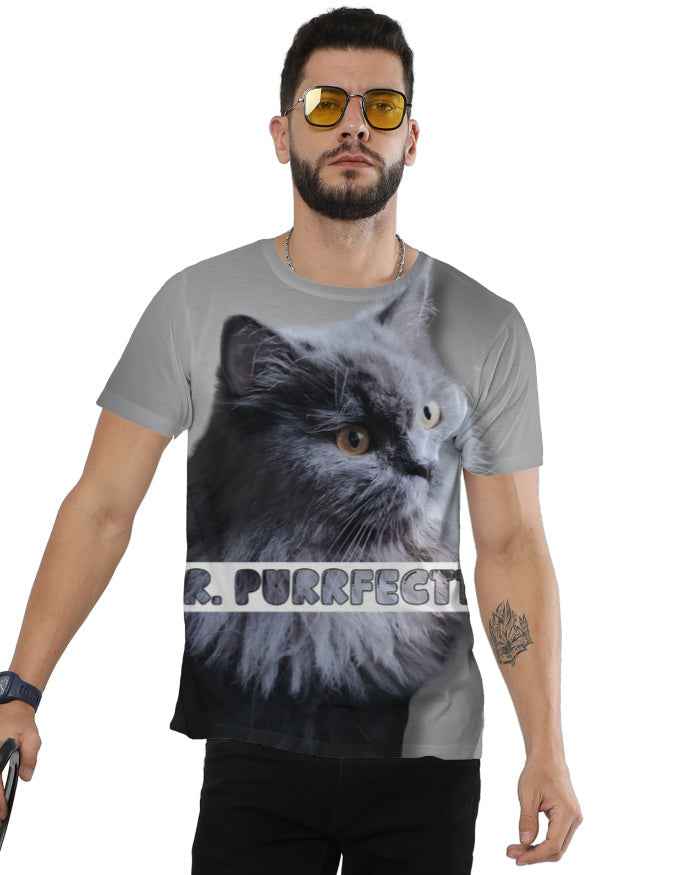 Cat Custom AOP T-Shirt | CT01