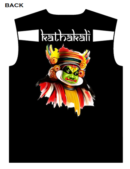 Unisex AOP Oversized Tee – Kathakali Themed Traditional T-Shirt GlowZonePrints